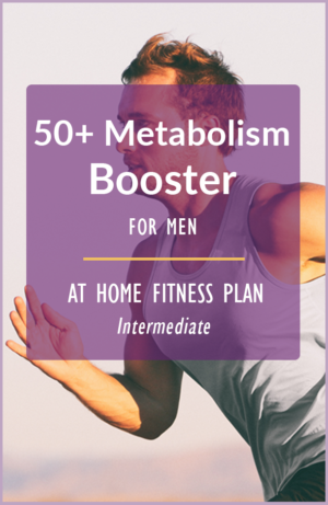 At Home fitness and exercise program 50+ Metabolism Booster for Men - 8 Week Plan